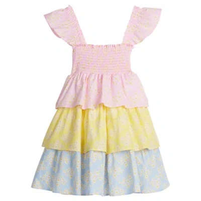 BISBY BISBY KIDS' TIERED LEELEE DRESS