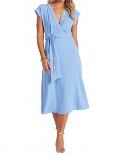 BISHOP + YOUNG SALERNO DRESS IN BLUE