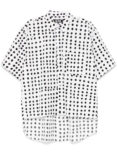 BLACK COMME DES GARÇONS FILIP PAGOWSKI POLKA-DOT SHIRT