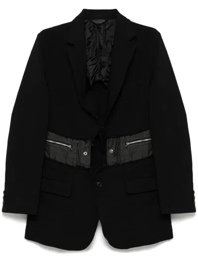 BLACK COMME DES GARÇONS SINGLE-BREASTED BLAZER