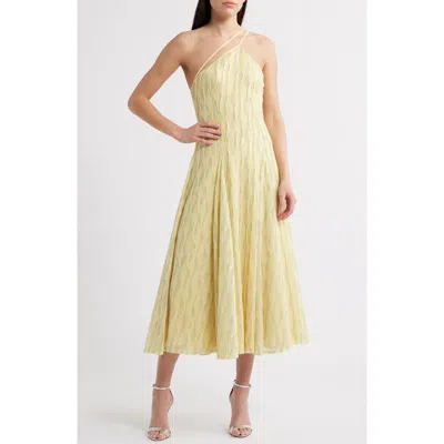 BLACK HALO BLACK HALO ATHENA METALLIC A-LINE DRESS