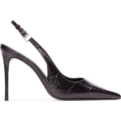 BLACK SUEDE STUDIO BLACK SUEDE STUDIO BRANCA 100 SLINGBACK PUMP