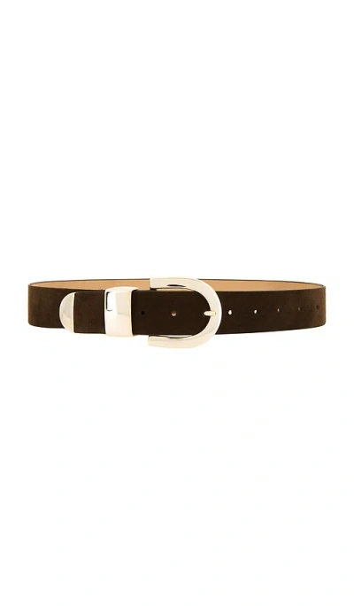 BLACK SUEDE STUDIO MENA BELT