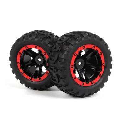 BLACKZON BLACKZON SLYDER MT WHEELS & TIRES BLACK & RED