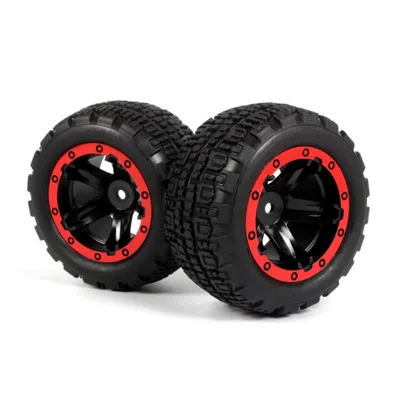 BLACKZON BLACKZON SLYDER ST WHEELS & TIRES BLACK & RED