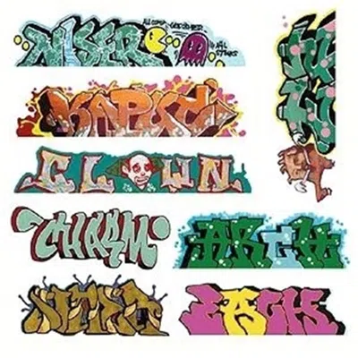BLAIR LINE HO SCALE GRAFFITI DECALS MEGA SET NO.5