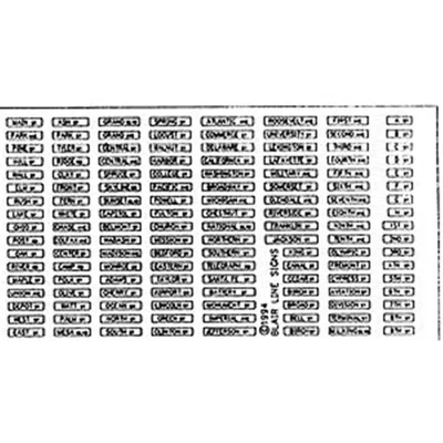 BLAIR LINE HO STREET SIGNS - BLACK & WHITE