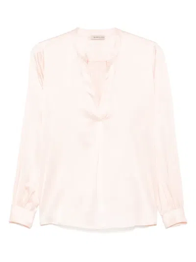 BLANCA VITA SATINED BLOUSE