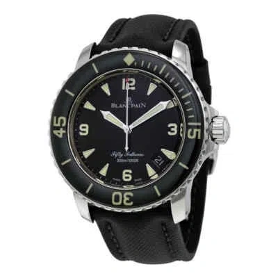 BLANCPAIN BLANCPAIN FIFTY FATHOMS AUTOMATIC BLACK DIAL MEN'S 5015-1130-52B