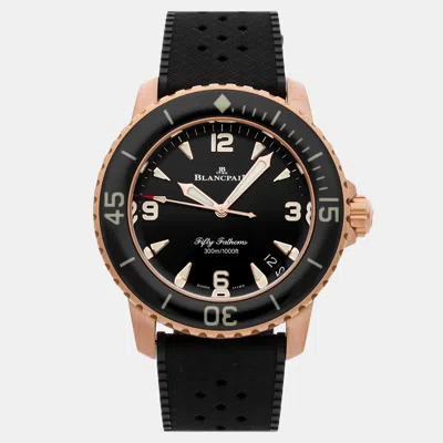 BLANCPAIN PRE-OWNED BLANCPAIN FIFTY FATHOMS 5010-36B30-B64A AUTOMATIC MEN'S WATCH 43 MM