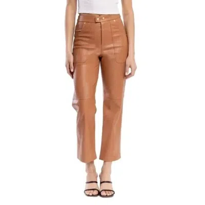 BLANKNYC BAXTER FAUX LEATHER RIBCAGE PANT IN THICK SKIN