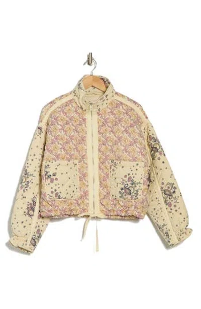 BLANKNYC BLANKNYC BLOOM BASH QUILTED BOMBER JACKET
