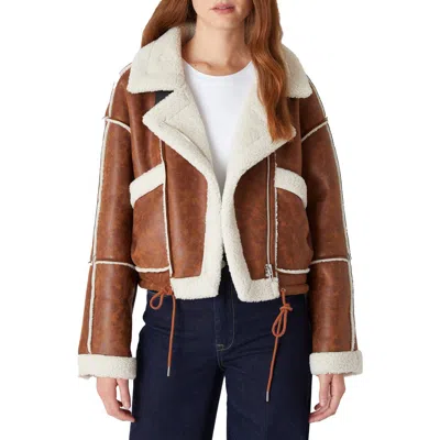 BLANKNYC BLANKNYC FAUX SHEARLING JACKET