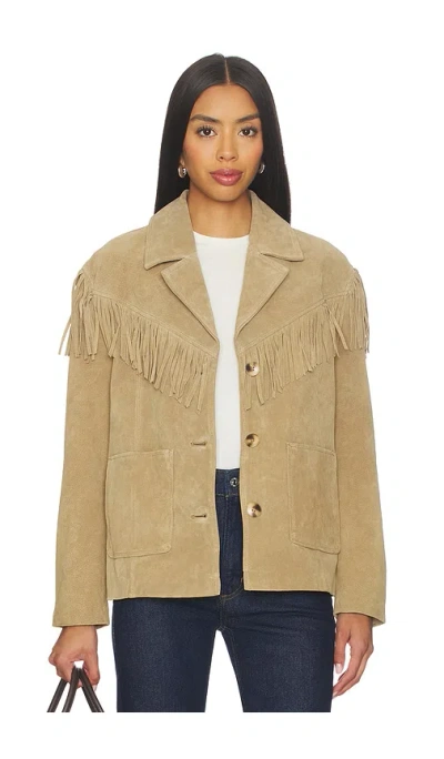 BLANKNYC SUEDE FRINGE JACKET