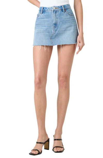 BLANKNYC BLANKNYC RAW HEM DENIM MINISKIRT