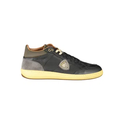 BLAUER BLACK POLYESTER SNEAKER