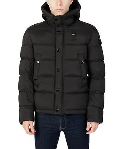 BLAUER BLAUER HOODED JACKET WITH LONG SLEEVES - JACKETS - BLACK -SIZE 2XL
