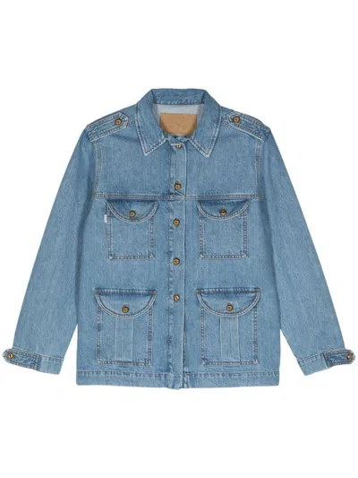 BLAZÉ MILANO `NARIIDA MAYA SAHARIANA` DENIM JACKET