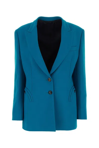 BLAZÉ MILANO TEAL GREEN WOOL COOL & EASY BLAZER