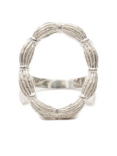BLEUE BURNHAM WILLOW WOVEN CIRCULAR RING