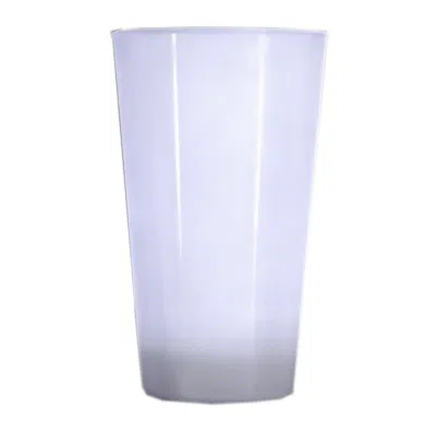 BLINKEE 16 OZ LIGHT UP ACRYLIC GLOW GLASSES WHITE