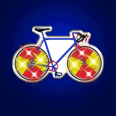 BLINKEE BICYCLE FLASHING BODY LIGHT LAPEL PINS