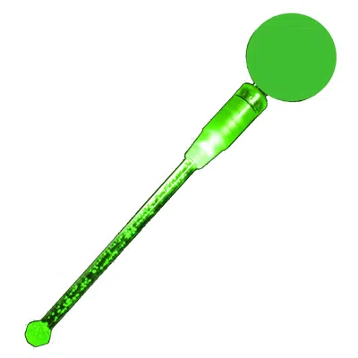 BLINKEE COCKTAIL PARTY LIGHT UP SWIZZLE STICK DRINK STIRRER, GREEN