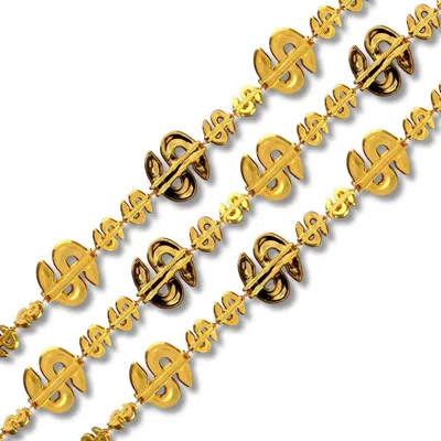 BLINKEE DOLLAR SIGN BLING NECKLACE - PACK OF 12