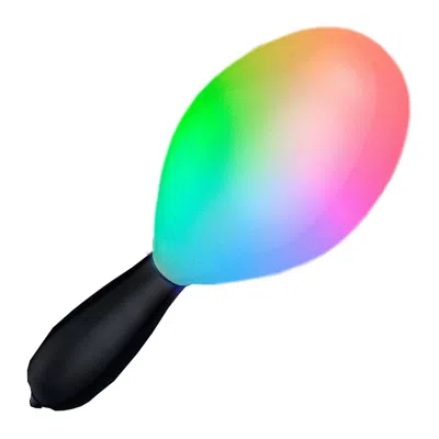 BLINKEE FLASHING MULTI COLOR 7 IN. MARACAS FOR CINCO DE MAYO PARTY NOVELTIES
