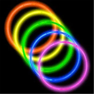 BLINKEE GLOW NECKLACE, ASSORTED COLOR TUBE OF FIFTY
