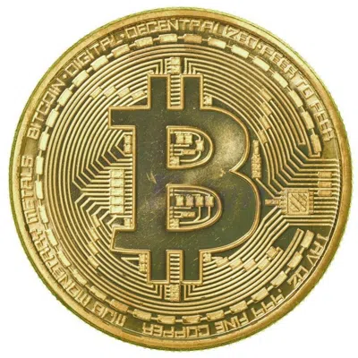 BLINKEE GOLD PLATED COLLECTIBLE BITCOIN COIN PHYSICAL ART COLLECTION GIFT