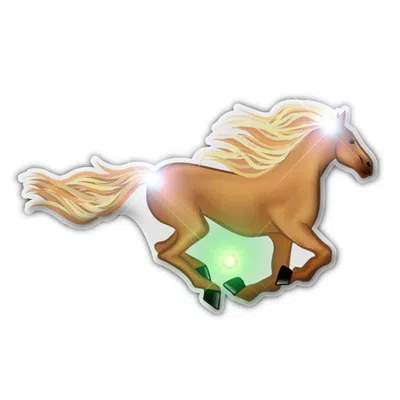 BLINKEE HORSE FLASHING BODY LIGHT LAPEL PINS