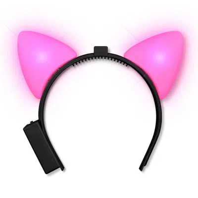 BLINKEE LED ANIMAL EARS STEADY PINK LIGHT HEADBAND