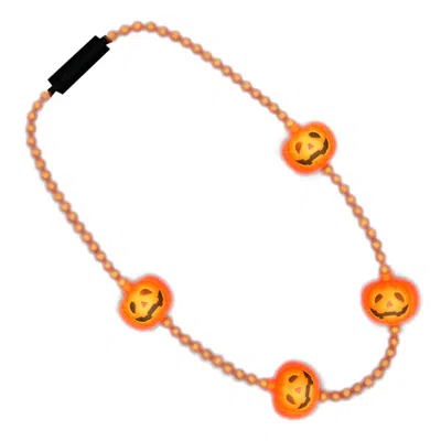 BLINKEE LED BEADS & PUMPKINS NECKLACE