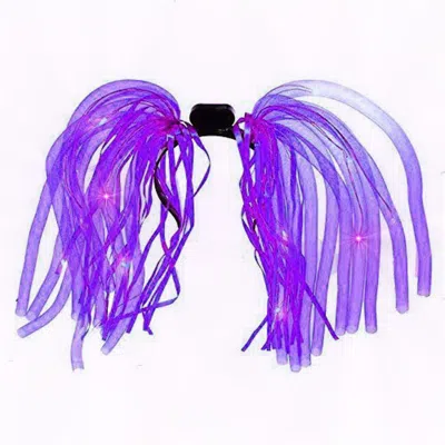 BLINKEE PURPLE LED NOODLE HEADBAND FLASHING DREADS