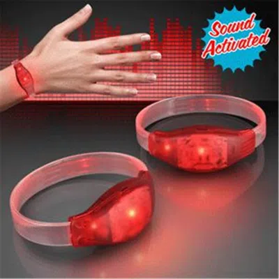 BLINKEE SOUND ACTIVATED LED BRACELET RED
