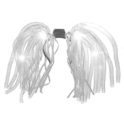 BLINKEE WHITE LED NOODLE HEADBAND FLASHING DREADS