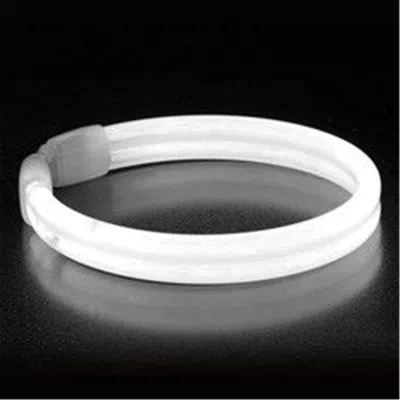 BLINKEE WIDE GLOW STICK 8 IN. BRACELET WHITE - PACK OF 30