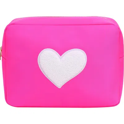 BLOC BAGS BLOC BAGS XL LIPSTICK PATCH COSMETIC BAG WITH INSERT