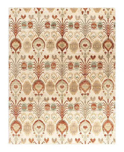 BLOOMINGDALE'S INDO IKAT M5942 AREA RUG, 7'10 X 10'1