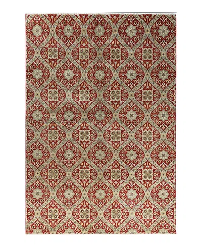 BLOOMINGDALE'S INDO IKAT M5957 AREA RUG, 6'8 X 9'8
