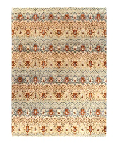 BLOOMINGDALE'S INDO IKAT M6004 AREA RUG, 9'3 X 12'3