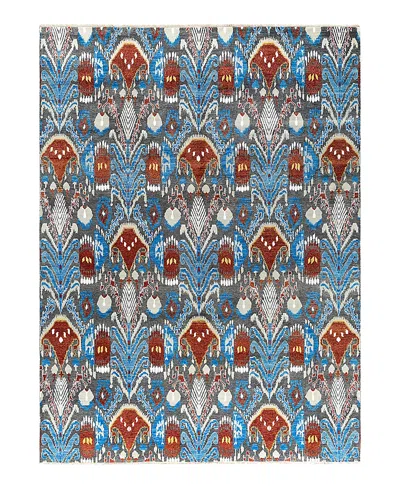 BLOOMINGDALE'S INDO IKAT M6008 AREA RUG, 9' X 12'