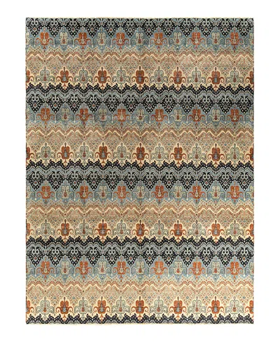 BLOOMINGDALE'S INDO IKAT M6061 AREA RUG, 9'1 X 12'3