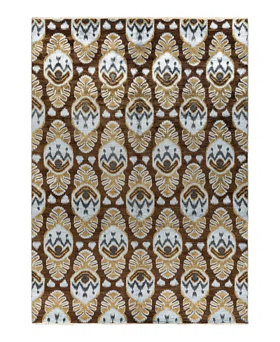 BLOOMINGDALE'S INDO IKAT M6133 AREA RUG, 8'10 X 12'4