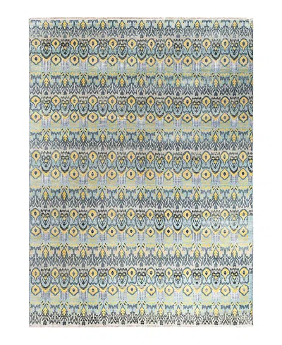 BLOOMINGDALE'S INDO IKAT M6133 AREA RUG, 9'1 X 12'2