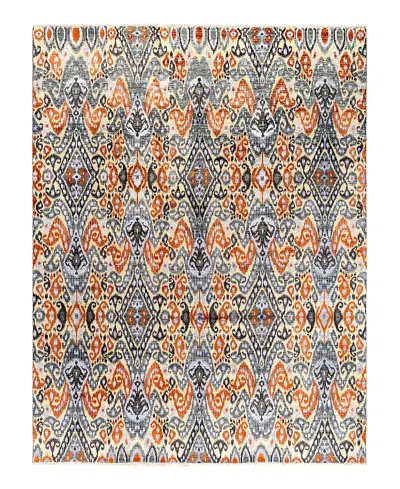 BLOOMINGDALE'S INDO IKAT M6166 AREA RUG, 9' X 11'7