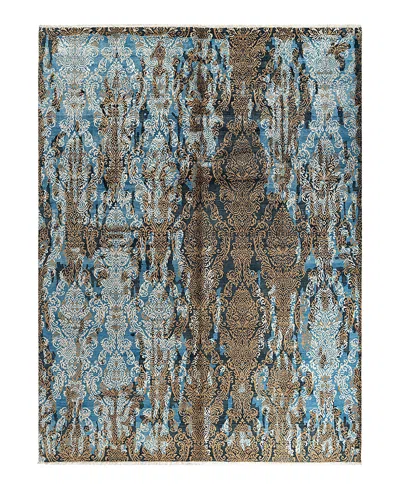 BLOOMINGDALE'S INDO IKAT M6954 AREA RUG, 9'1 X 12'3