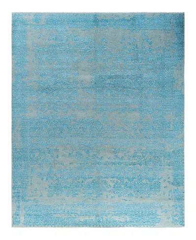 BLOOMINGDALE'S INDO IKAT M6973 AREA RUG, 8'1 X 9'10