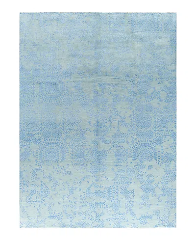 BLOOMINGDALE'S INDO IKAT M7119 AREA RUG, 8'10 X 12'